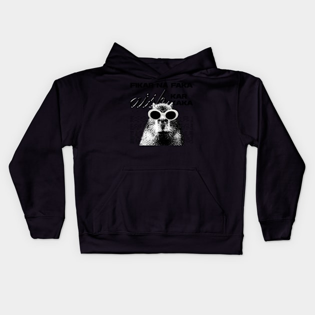 Fikar Na Faka, Aish Kar Kaka Kids Hoodie by hrekh